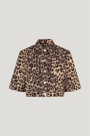 Baum und Pferdgarten - Majsa shirt Brown baum leopard 